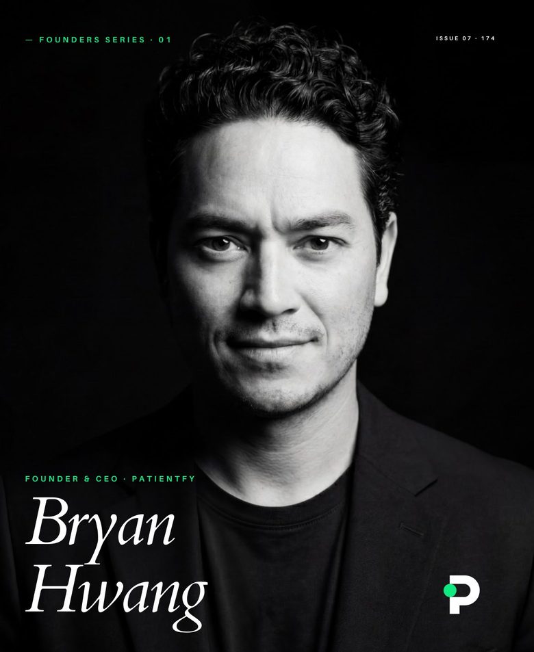 Bryan Hwang, Founder and CEO of Patientfy. Portrait from Denté magazine, Founders Series 01.