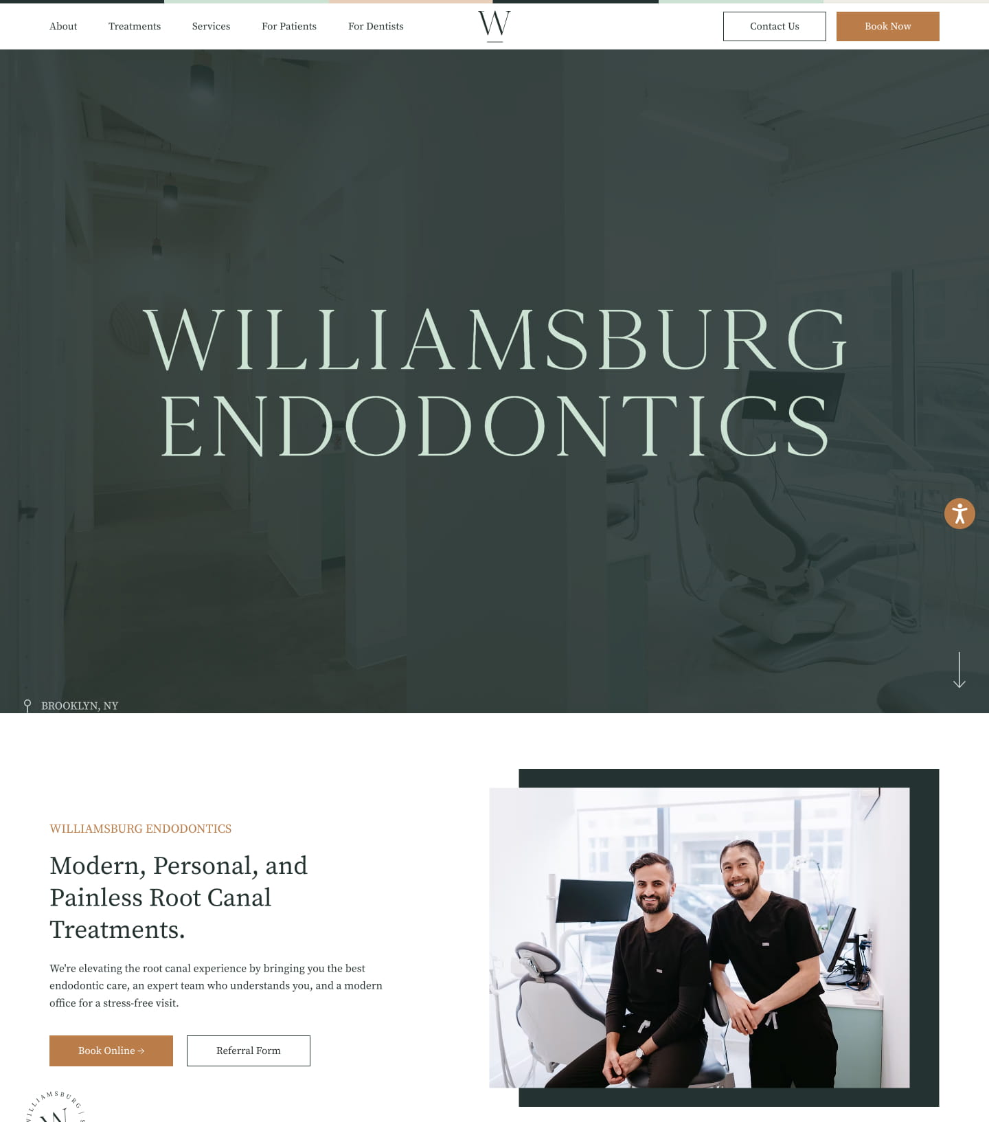 Williamsburg Endodontics website