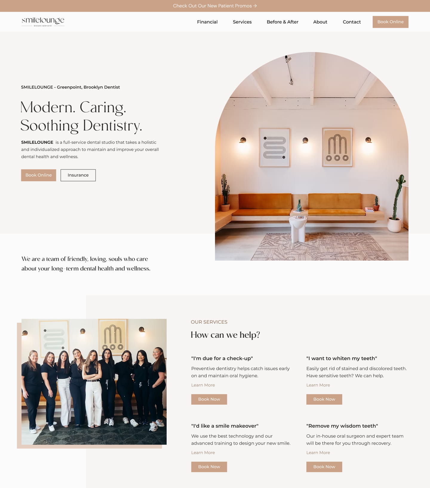 SmileLounge website