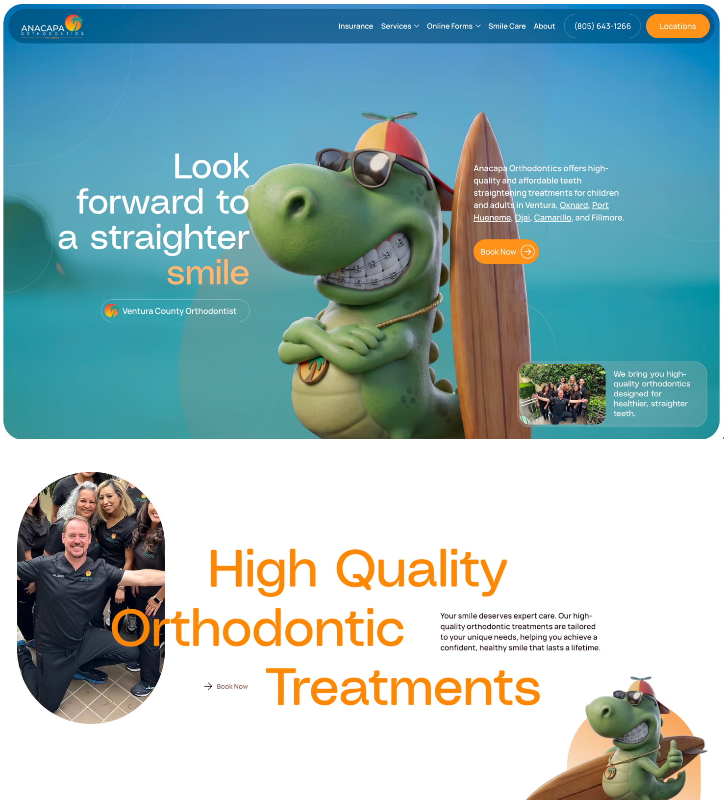 Anacapa Orthodontics website