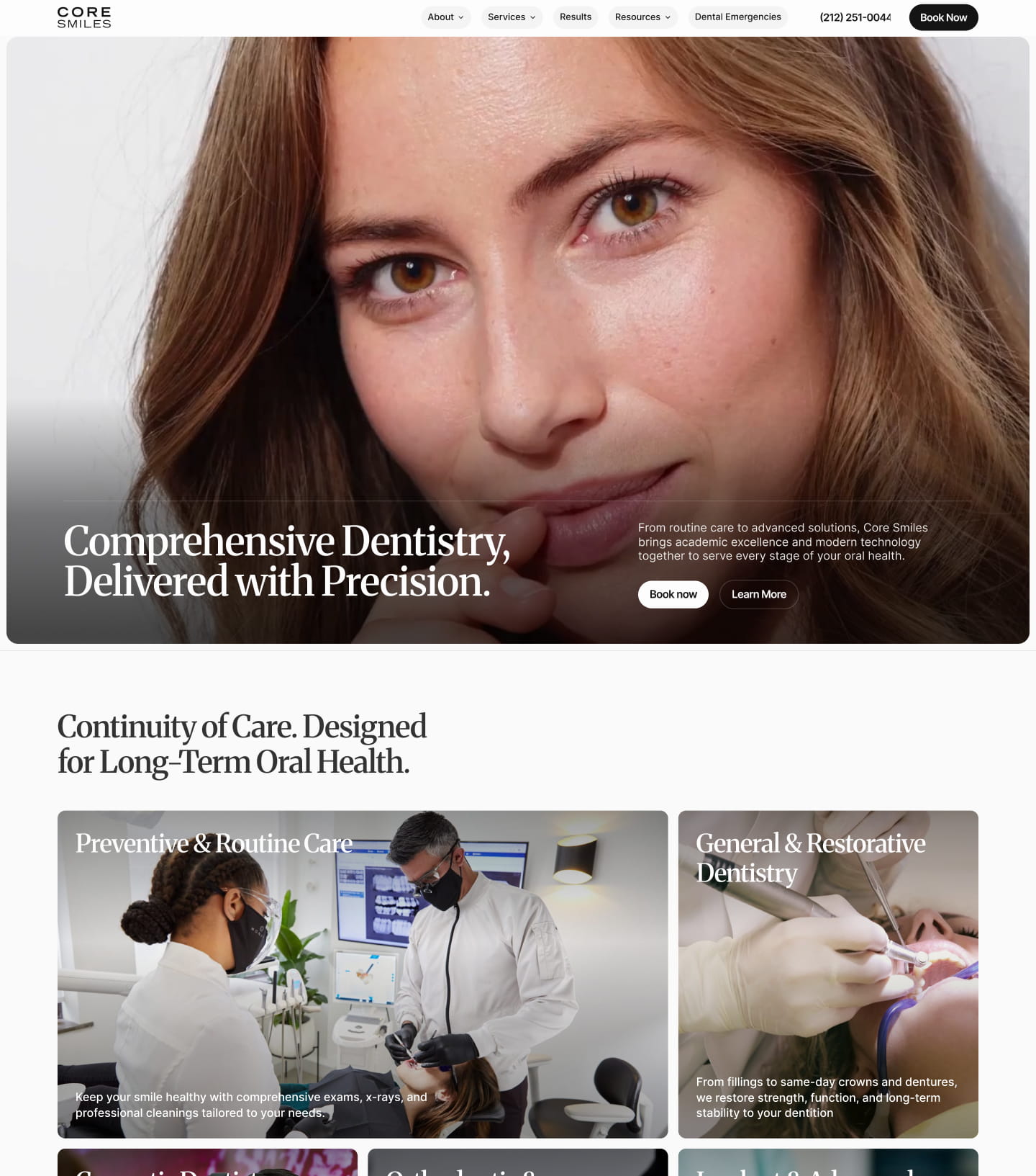 Core Smiles website
