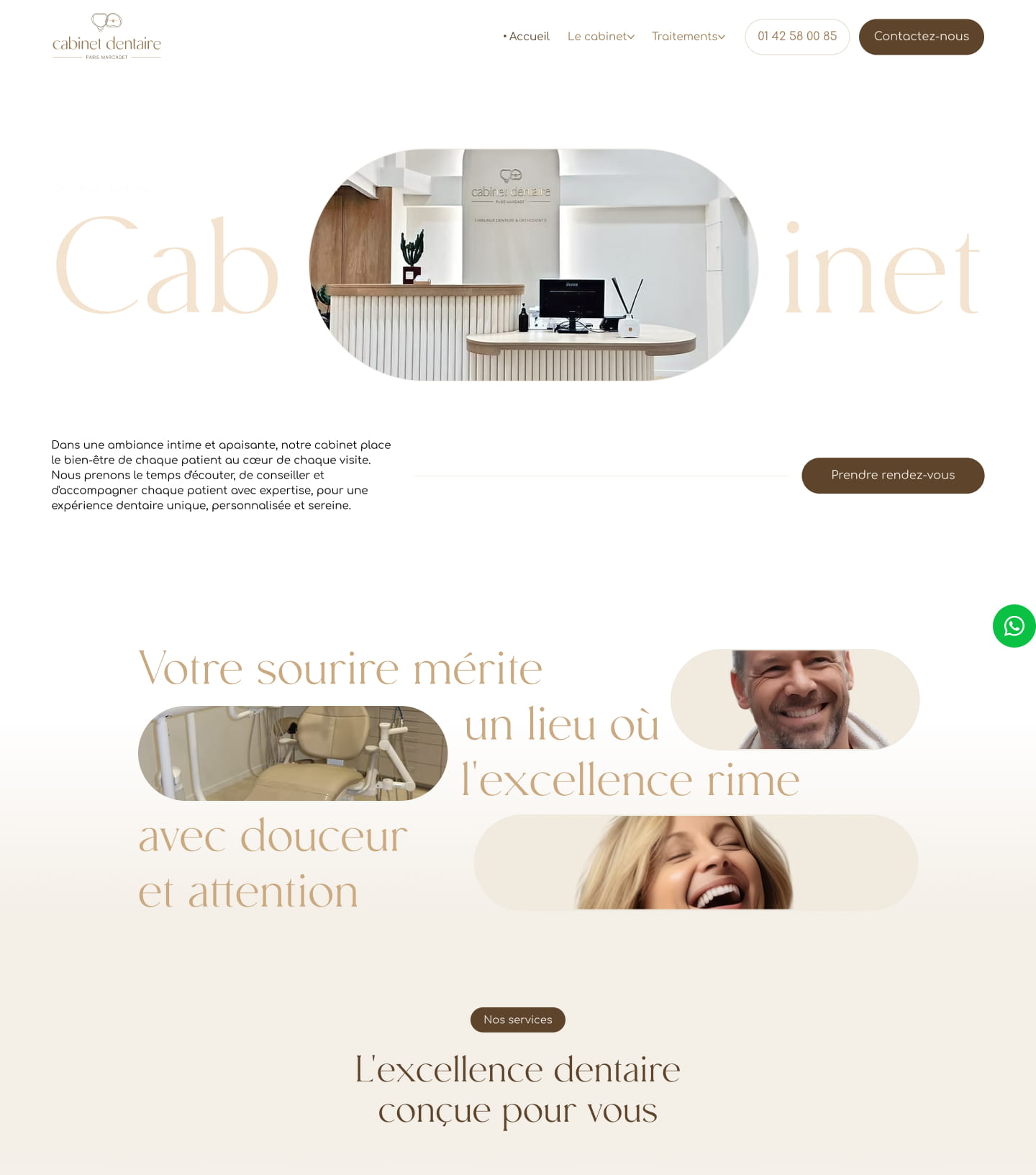 Cabinet Dentaire website