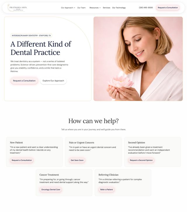 Pratiksha Amin, DMD website