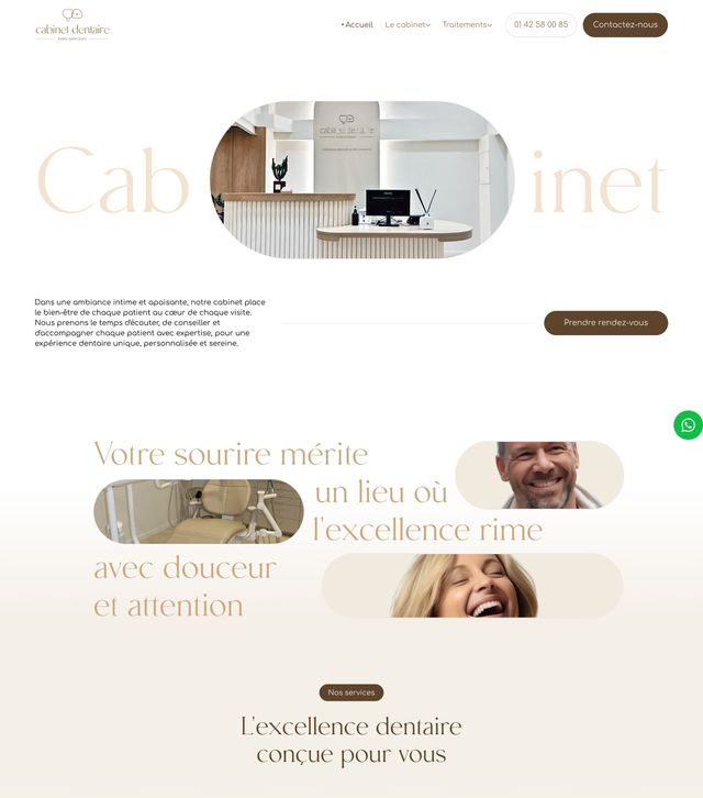 Cabinet Dentaire website