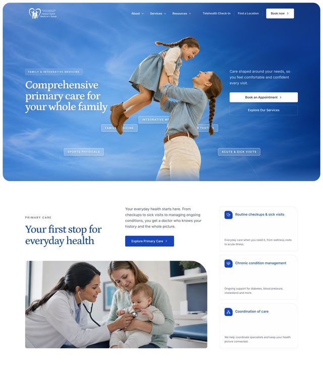 Medwin Family Medicine website