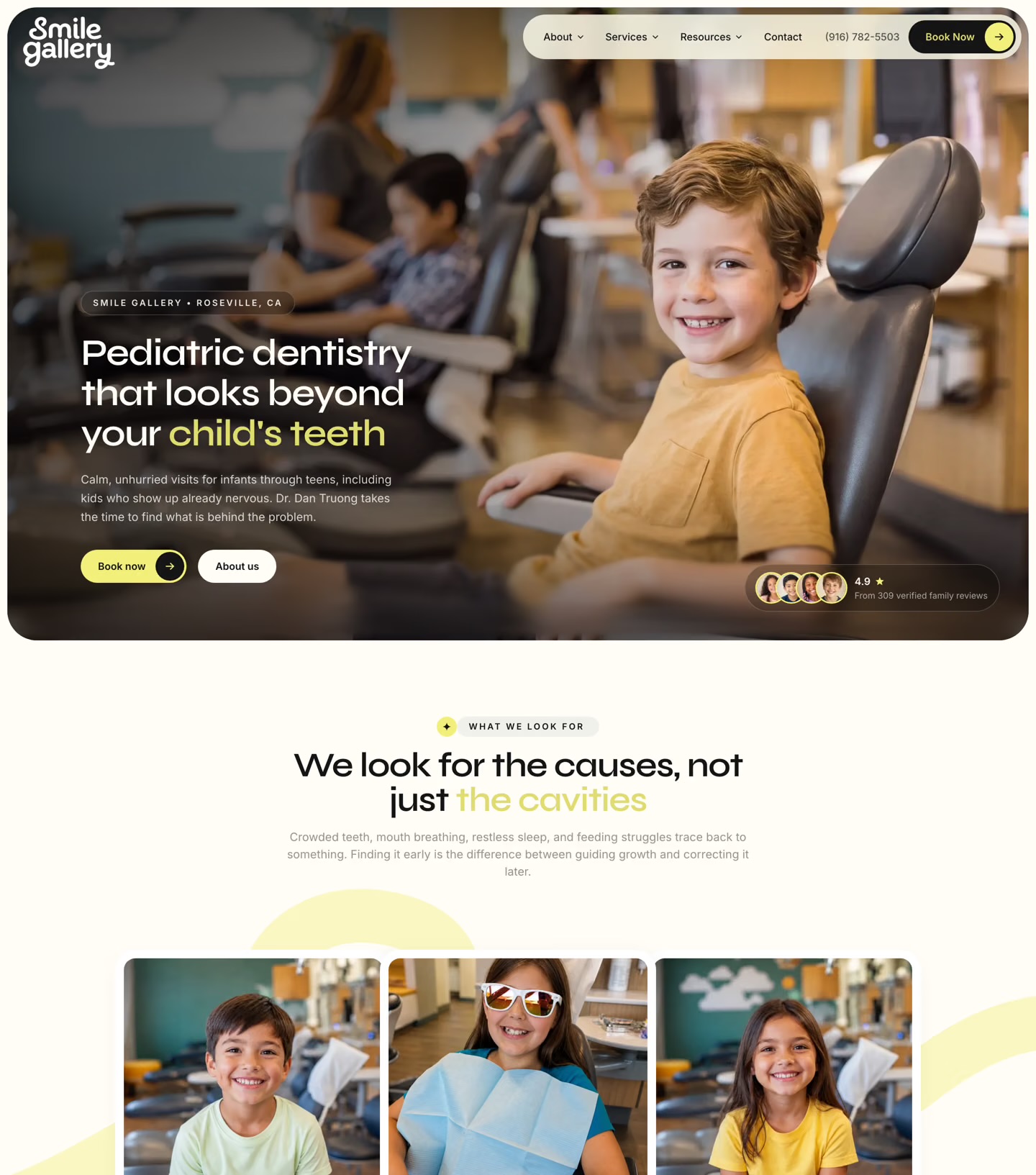 Smile Gallery website